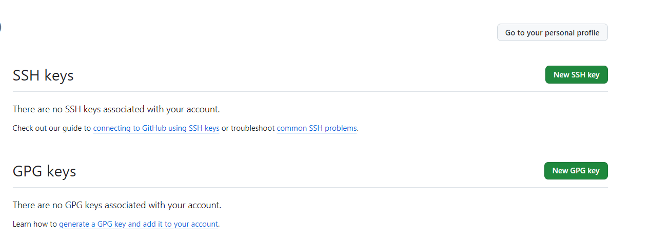 GitHub SSH and GPG Keys